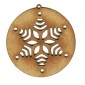 Snowflake Starburst Bauble - MDF Wood Shape