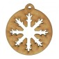 Snowflake Pop Out Bauble - MDF Wood Shape