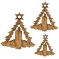 Christmas Tree Ornament MDF Wood Shape