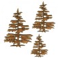 Christmas Tree MDF Wood Shape Style 6