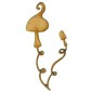 Curly Double Toadstool - Plain or Engraved - MDF Wood Shape