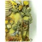Sheet of Mini MDF Bees & Honeycombs