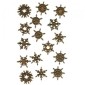 Sheet of Mini MDF Christmas Wood Shapes - Snowflakes 1