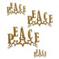 Peace - Decorative MDF Wood Words