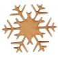 Snowflake MDF Wood Shape Style 1