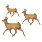 Running Buck MDF Wood Deer Shape Style 7