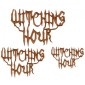 Witching Hour - Halloween MDF Wood Words