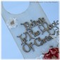 Believe In The Magic of Christmas - Wood Words in Christmas Card Font
