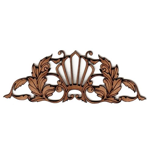 Art Deco & Nouveau Style Ornament 2 MDF Wood Shape