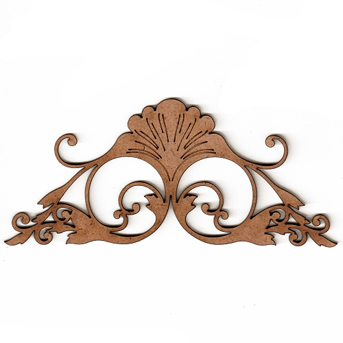 Art Deco & Nouveau Style Ornament 6 MDF Wood Shape