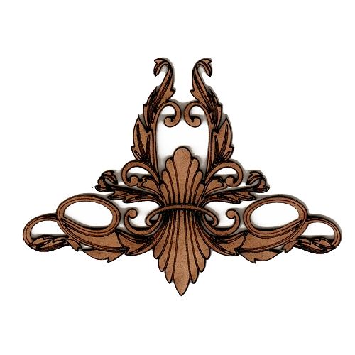 art deco nouveau style ornament 9 mdf wood shape art deco nouveau style ornament 9 mdf wood shape
