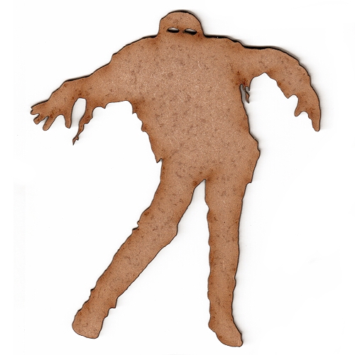 Zombie Wood Shape style 1 for altered art and craft projects