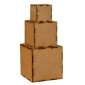 Artist Trading Block Stack Kit - Set of 3 Plain Cubes