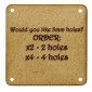 Square MDF Beer Mat 9.6cm