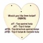 Standard Heart Shape - Mixed Media Boards & Plaques