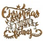 Christmas Season - Decorative MDF & Birch Ply Wood Words - LARGE