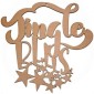 Jingle Bells - Decorative MDF & Birch Ply Wood Words - LARGE