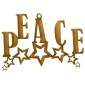 Peace - Decorative MDF & Birch Ply Wood Words - LARGE