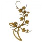 Flowering Vine & Butterfly - Decorative Flourish Style 28