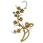 Flowering Vine & Butterfly - Decorative Flourish Style 28
