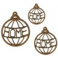 Home  - Christmas Word MDF Bauble