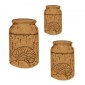 Apothecary Jar with Brain - MDF Wood Shape