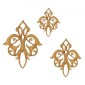 Art Deco & Nouveau Style Ornament Shapes - Style 30