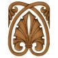 Art Deco & Nouveau Style Foliage Shape - Style 54