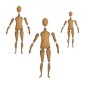 Standard Jointed Art Doll Kit - Style 1