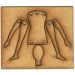 Child Style Jointed Art Doll Kit