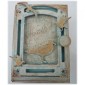 Shaped ATC Wood Blank with Seashell Pillar Frame