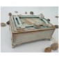 Shaped ATC Wood Blank with Seashell Pillar Frame