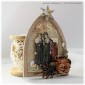 Gothic Arch ATC Wood Blank with Mistletoe Frame