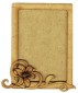 Plain ATC Wood Blank with Lily & Scroll Frame