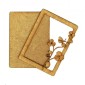 Plain ATC Wood Blank with Butterfly & Wildflower Frame