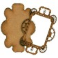 Plain ATC Wood Blank with Cogs & Steampipe Frame