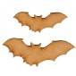 Flying Bat Silhouette - MDF Wood Shape Style 1
