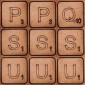 Sheet of MDF Scrabble Tiles