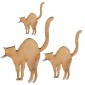The Cats Behind - MDF Wood Shape