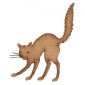 Cat with Arched Back - MDF Wood Shape