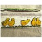 Row of Chicks MDF Wood Bird Shape