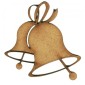 Christmas Bell MDF Wood Shape - Style 4