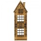 Folk Art Style Skinny Christmas House - MDF Wood Shape