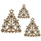Snowflake Christmas Tree - MDF Lace Cut Bauble