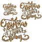 Christmas Season - Decorative MDF Wood Words
