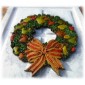 Seasonal Fruit Wreath with Bow - MDF Wood Shape