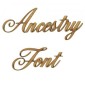 Ancestry MDF Wood Font - Create A Word - Max 12 Letters