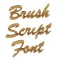 Brush Script MDF Wood Font - Create A Word - Max 4 Letters
