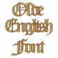 Olde English MDF Wood Font - Create A Word - Max 6 Letters