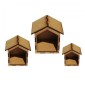 Framed Style MDF House Kit - Cube